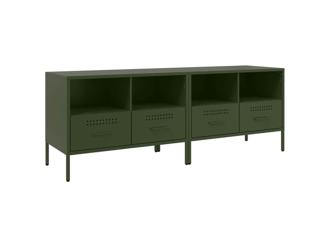 Tv Cabinet Set, Tv Cabinet Sets Vidaxl Verde Aço (n/a)