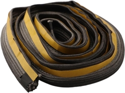 Porta (2 Juntas De Chaminé, Corda De Fogão, Fibra De Vidro, Plana Para