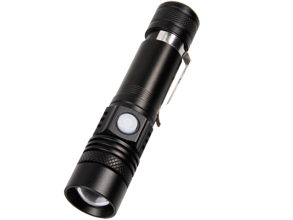 Lanterna Led T6 Recarregável Com Zoom, Super Brilhante, Para Acampamento Ao Ar Livre E Emergências Aquaforge
