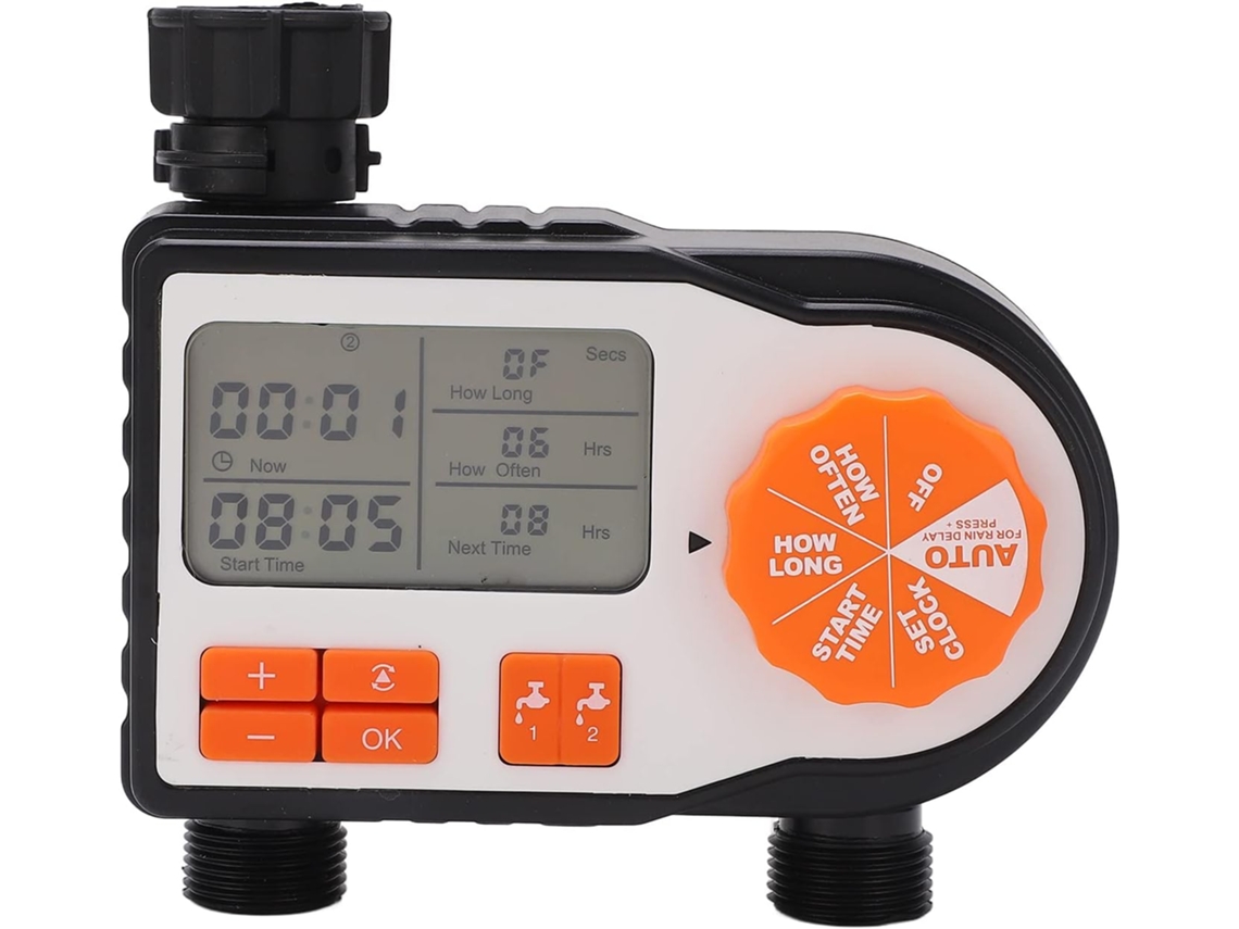 Temporizador Eletrônico De Irrigação Com Visor Lcd, Controlador
