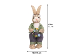 Novos Enfeites de Páscoa: Estátuas Artificiais Coelhos para Decoração, Ergonômico, Uso Diário STELASPLEN