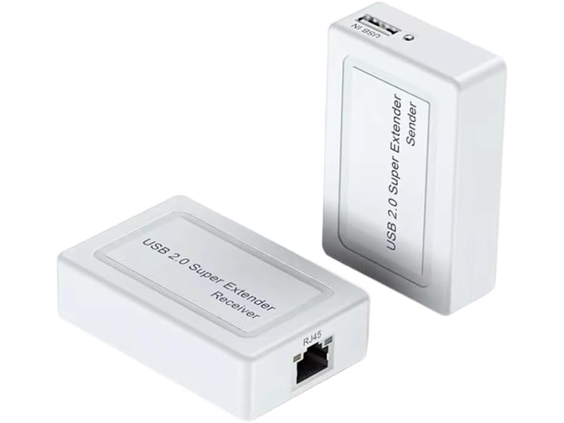Extensor Usb 2.0 Sobre Cabo Cat6 (100 M), Adaptador Repetidor De Hub