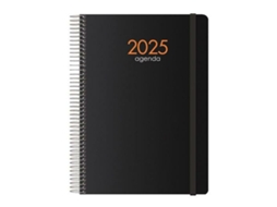 Agenda Dohe Syncro Preto Quarto 15 X 21 Cm 2025