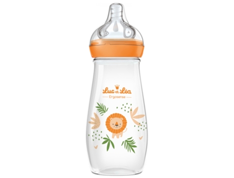 Biberão Anti-Cólicas Ergosense 330 Ml Fluxo Variável a partir dos 4 Meses Cor: Laranja LUC ET LÉA
