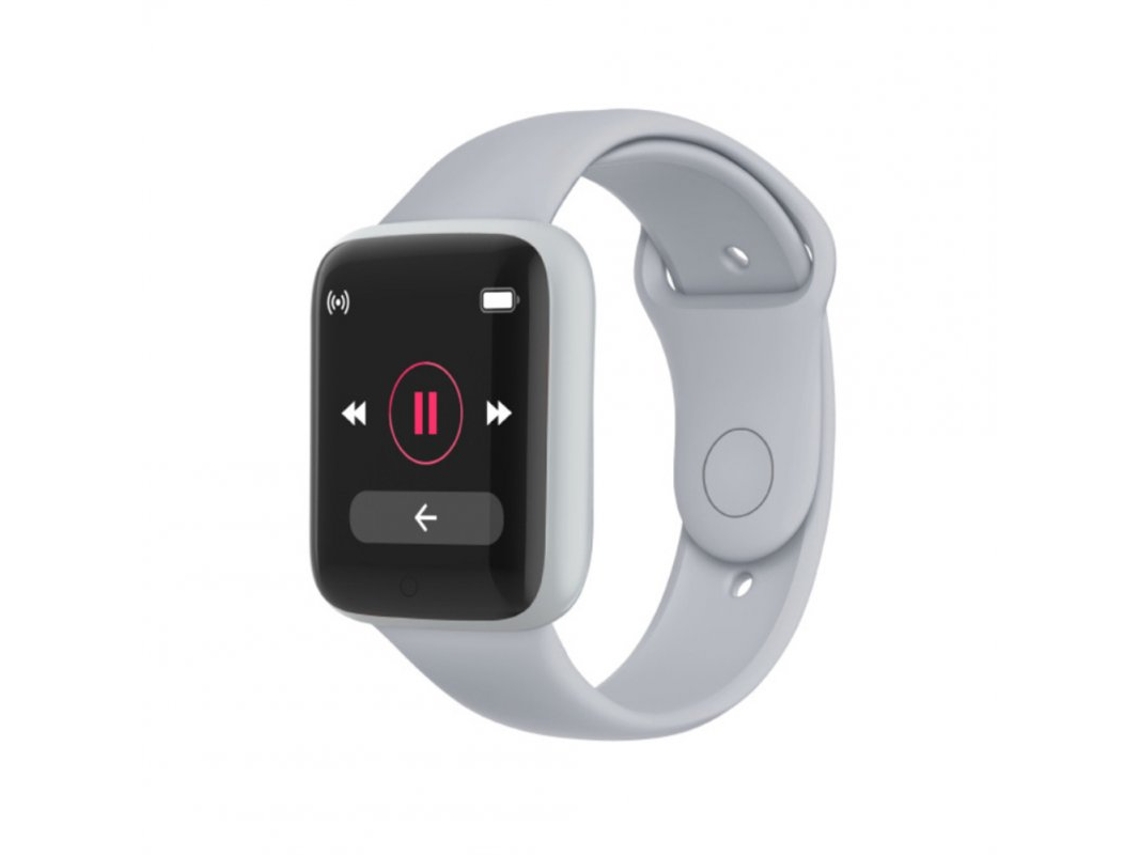 Smartwatch Monitor deBluetooth Rastreador de Fitness com Tela Tft Lcd Cinza de 1 44 Polegadas
