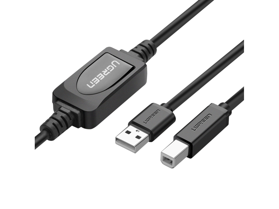 Cabo Usb Printer B To Ugreen Premium Preto