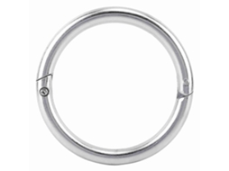 Anel Nariz De Aço Inox Para Manejo E Identificação De Gado