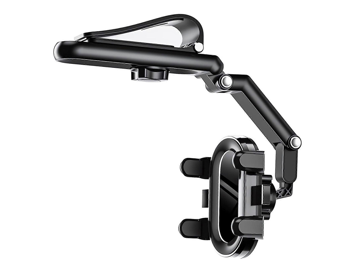 Suporte Veicular Leve E Rotativo Em Plástico Para Celulares De 4,7 A 6,5 Polegadas, Visão 360° E Fácil Instalação