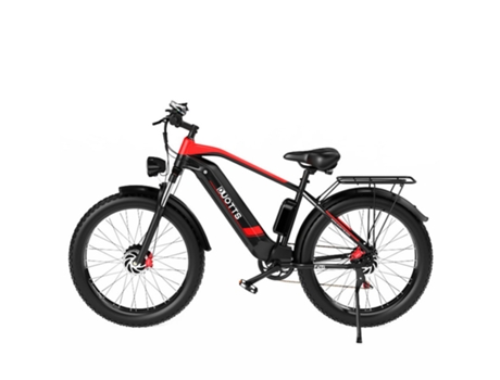 Bicicleta Eléctrica DUOTTS F26 17.5Ah 1500W 55Km/H 26*4 Preto e Vermelho