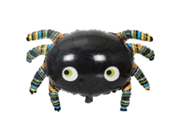 Balão De Alumínio Aranha Preta Para Halloween
