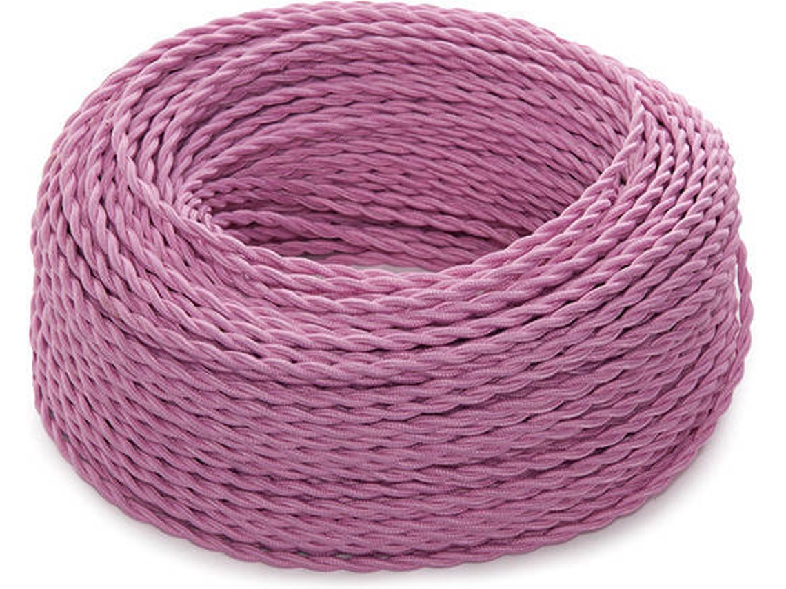 Cabo Trançado 2X0,75 X 1M  [SKD-Ct275-PINK] GREENICE