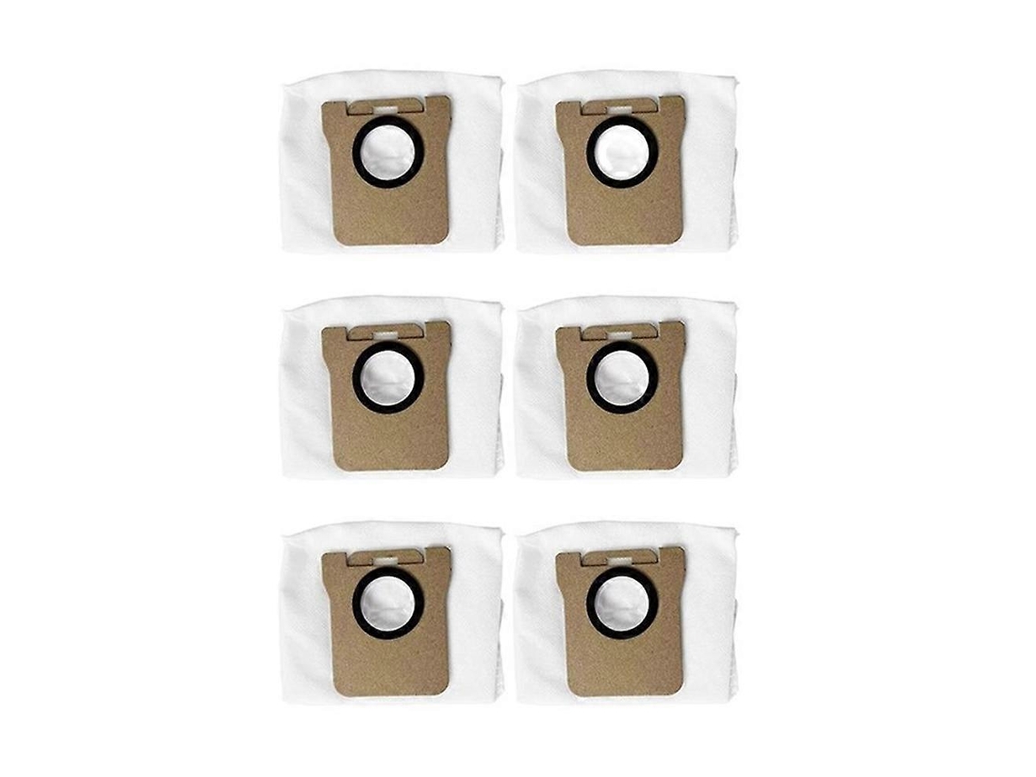 Conjunto De 6 Peças De Sacos De Pó Para Aspirador Robô Dreame Bot L10s Ultra/mijia B101cn/dream S10 S10 Pro