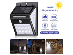 Luminária Solar de Parede, Sensor de Movimento, para Jardim, Quintal, com Iluminação Led, com Instalação Simples AQUAFORGE