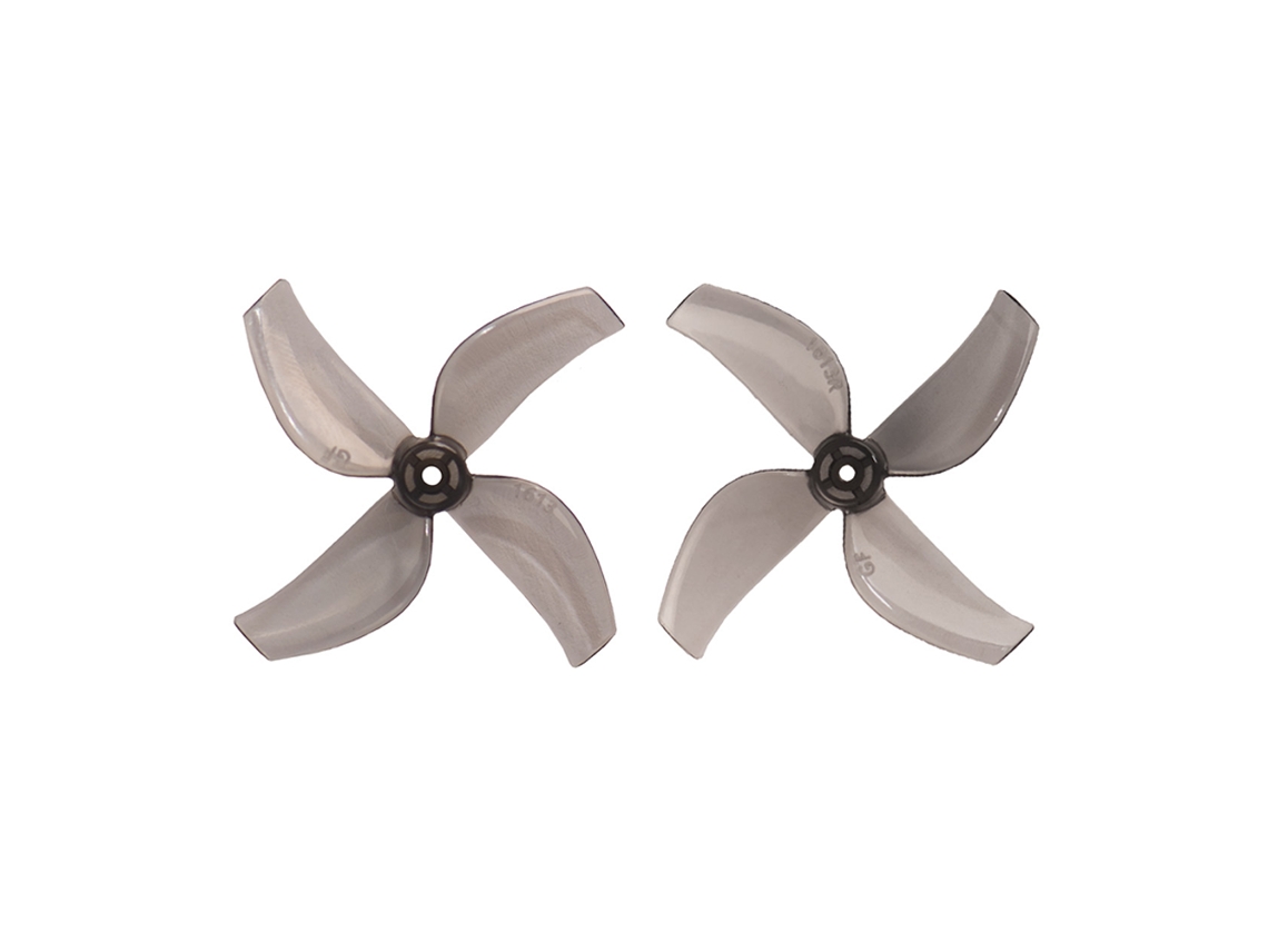 Cinza Transparente 1.5mm 4 Pares Gemfan 1613 40mm 1.6" 4 Pás Motores 0802 1102 Drones Fpv MDUG