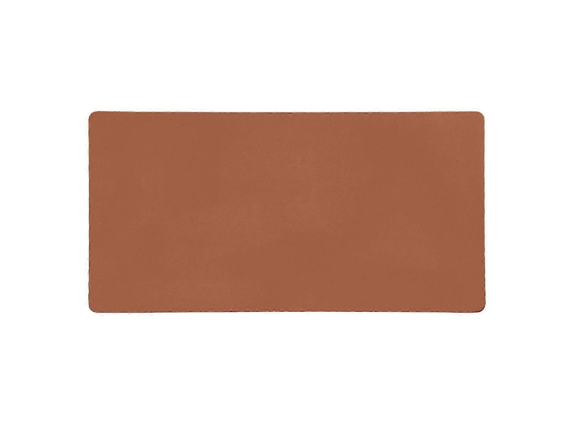 Mousepad Grande Antiderrapante E Grosso Em Pvc, Impermeável, Portátil E Dobrável, Cor Sólida, Para Jogos E Laptops Xindaren Marrom Brilvibera