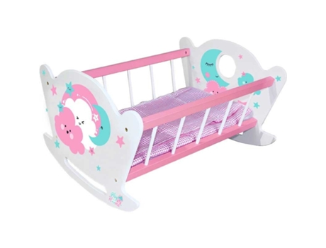 Jogar Berço Hoome Wooden Doll Crib