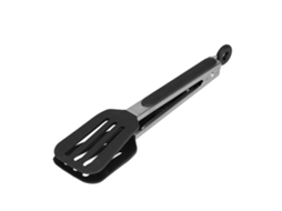 Grampo De Bife De Silicone De Aço Inoxidável Dobrável Pinças De Cozimento De Churrasco Para Cozinha De Churrasco 12po Noir