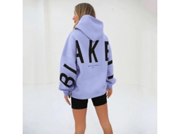 2026 sudadera Blakely Oversized Manga Larga Suelta para Mujer Temporada Otoño Primavera Poliéster