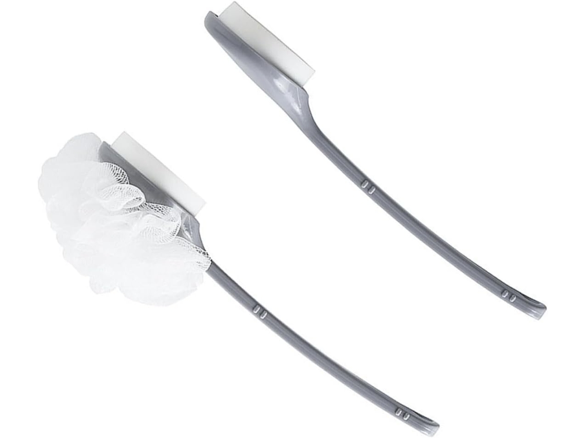 Conjunto De 2 Escovas Banho Vicasky, Escovas De Limpeza Para O Corpo E Costas, Escovas Esfoliantes Para Banho, Cabo