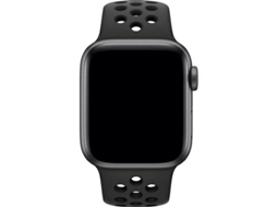 Pulseira compatível Nike Sport para Apple Watch 38, 40 e 41 mm, preta e confortável