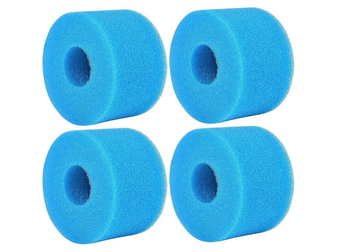 Esponja de filtro reutilizável para piscina, cartucho de espuma S1, 4 peças, lavável e durável S/MARCA