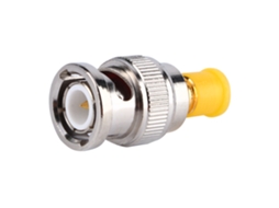 Conector Rf Adaptador Bnc Macho Para Sma Fêmea, Acoplador Coaxial Para Antena Luz Dourada