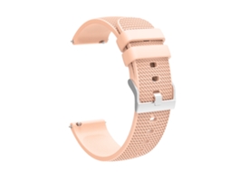 Pulseira De Relógio De Silicone Respirável E Confortável Rosa S Inf