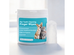 Toalhas Limpeza Dental Pets Dedo Gatos Cães