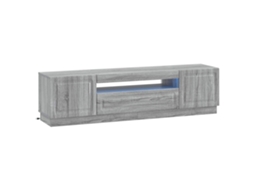Vidaxl Gabinete De Tv Led Sonoma Cinzento Derivados De Madeira
