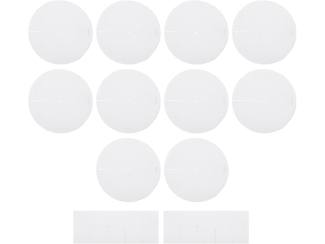 Conjunto de 12 Protetores GOKOCO, zíper, botão, capas, nylon, roupas delicadas, jeans, proteção, zíperes, botões