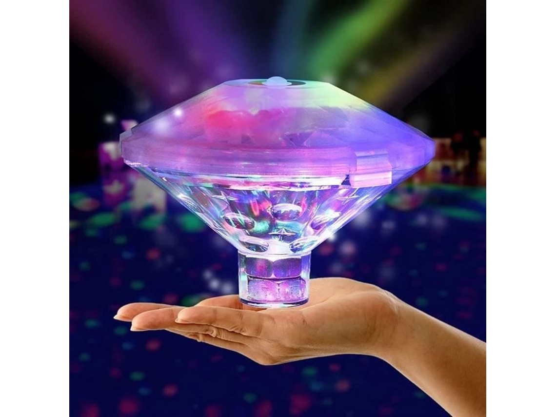 2 Peças de Luz Led Submersível Iluminação de Luzes Subaquáticas Multicoloridas Lâmpada Led para Piscina Luzes de Banheira para A390