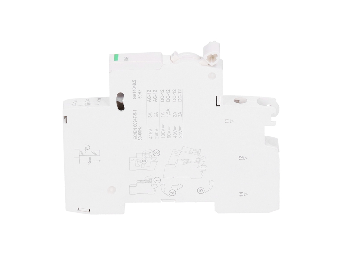 Contato Auxiliar para Disjuntor 1no+1nc Fit Ic65 Ac240v Ac415v Dc130v Dc60v Dc48v Dc24v