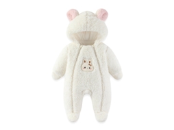Saco De Dormir De Inverno Para Bebê - Branco - 66cm - Eifson