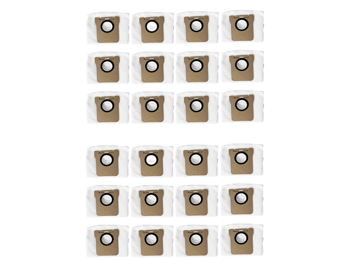 Conjunto De 24 Peças De Sacos De Pó Para Aspirador Robô Dreame Bot L10s Ultra/mijia B101cn/dream S10 S10 Pro_ptg