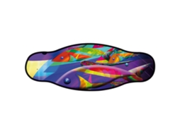 Acessório Mergulho BEST DIVERS Mask strap psychedelic double velcro