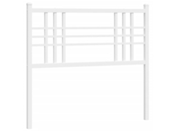 Cabeceira de substituição de 107 cm em metal branco, exclusiva da MAISON.