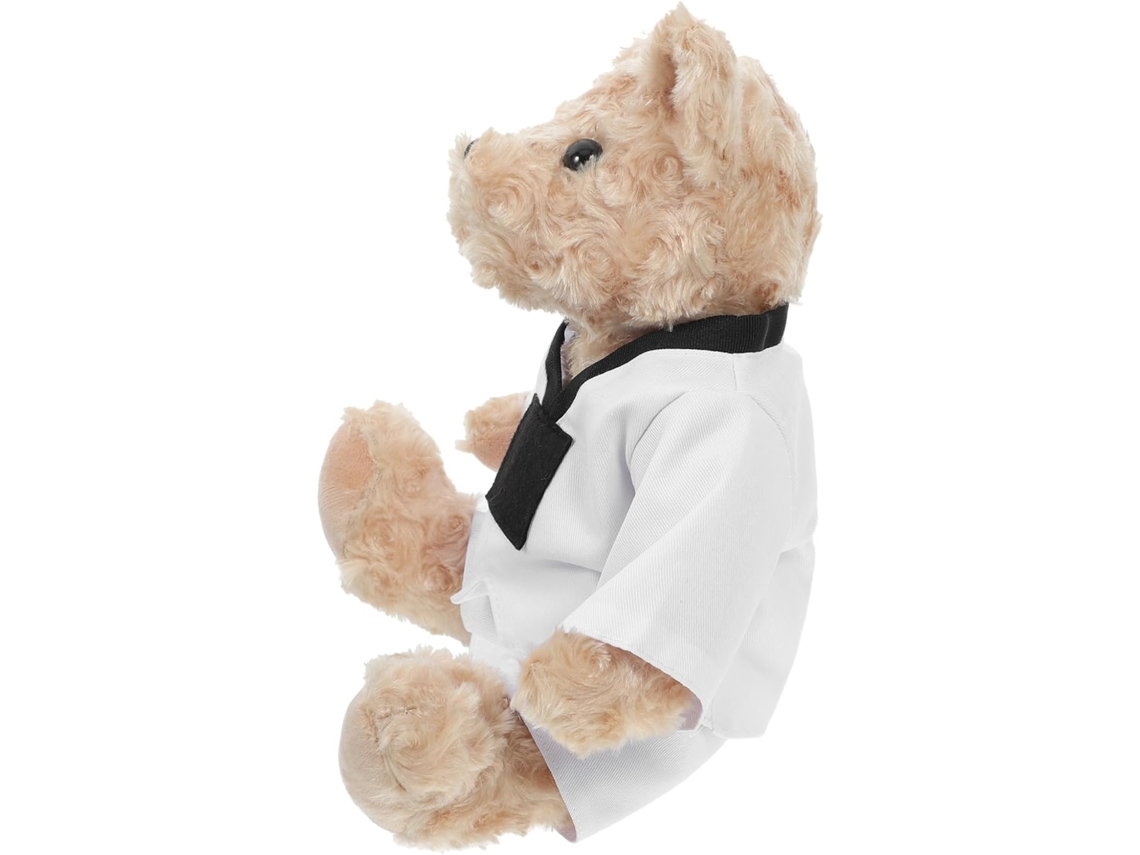 Urso De Pelúcia Preto Taekwondo, Design Criativo E Macia,