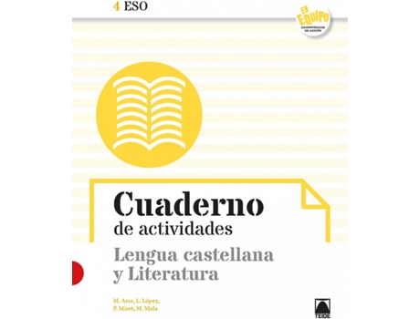 Livro Cuaderno De Actividades. Lengua Castellana Y Literatura 4 Eso - En Equipo de Mercè Arce Lasso (Espanhol)
