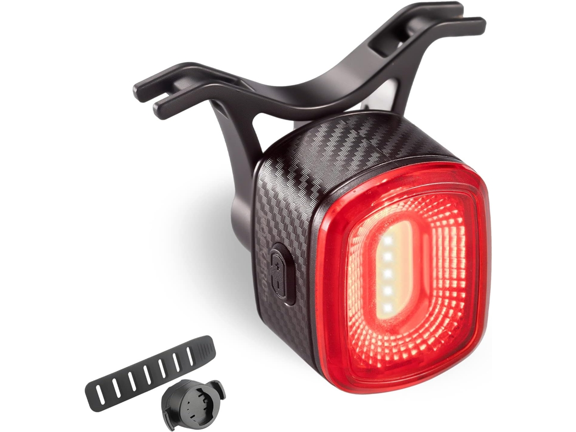 Lanterna Traseira Inteligente Para Bicicleta Com Sensor De Freio, 4 Modos, Carregamento Usb E Classificação Ipx6 (preta)
