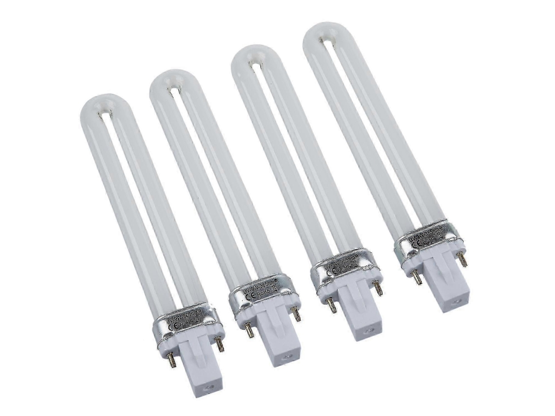 Conjunto de 4 Lâmpadas Uv Reposição 9w para Secador Unhas em Gel. GOKOCO