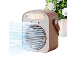 Ventilador De Mesa Sem Hélices, Torre Com Lâmpada Led, 2 Velocidades,