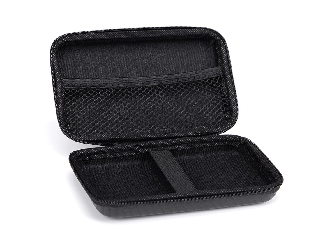 Bolsa De Armazenamento Digital Retangular Preta Eva Para Fones E Acess Inf