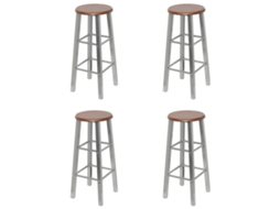 Bar Stool, Bar Stools Vidaxl Marrom Mdf (n/a)