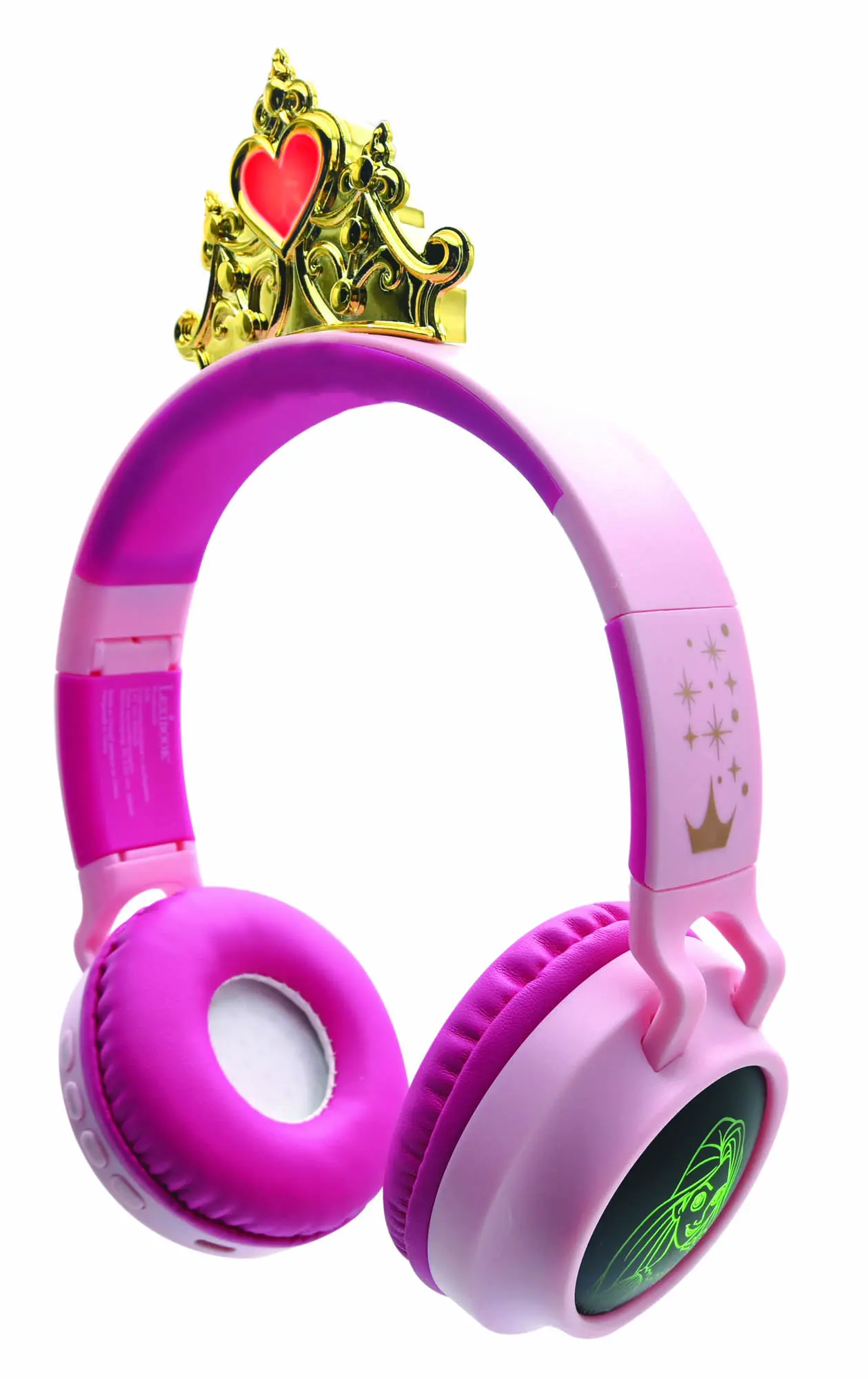 Design 3d Disney Princesse Auscultadores Dobráveis Com Bluetooth® E Com Fios Com Limite De Volume Seguro