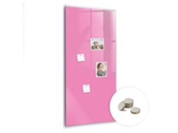 Quadro Magnético De Parede Rosa Para O Quarto Das Crianças Espelharte (60x120 Cm)