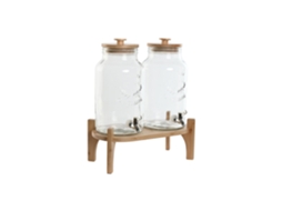 Conjunto de 2 Dispensadores de Bebidas de Vidro, 5,5l, 37x25x46cm ALEXANDRA HOUSE LIVING