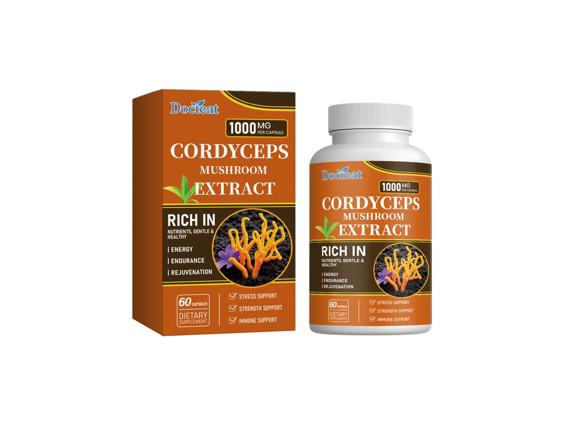 Cápsulas de Nutrição Corporal Docteat Adulto Oral Fácil Absorção Suplemento Alimentar
