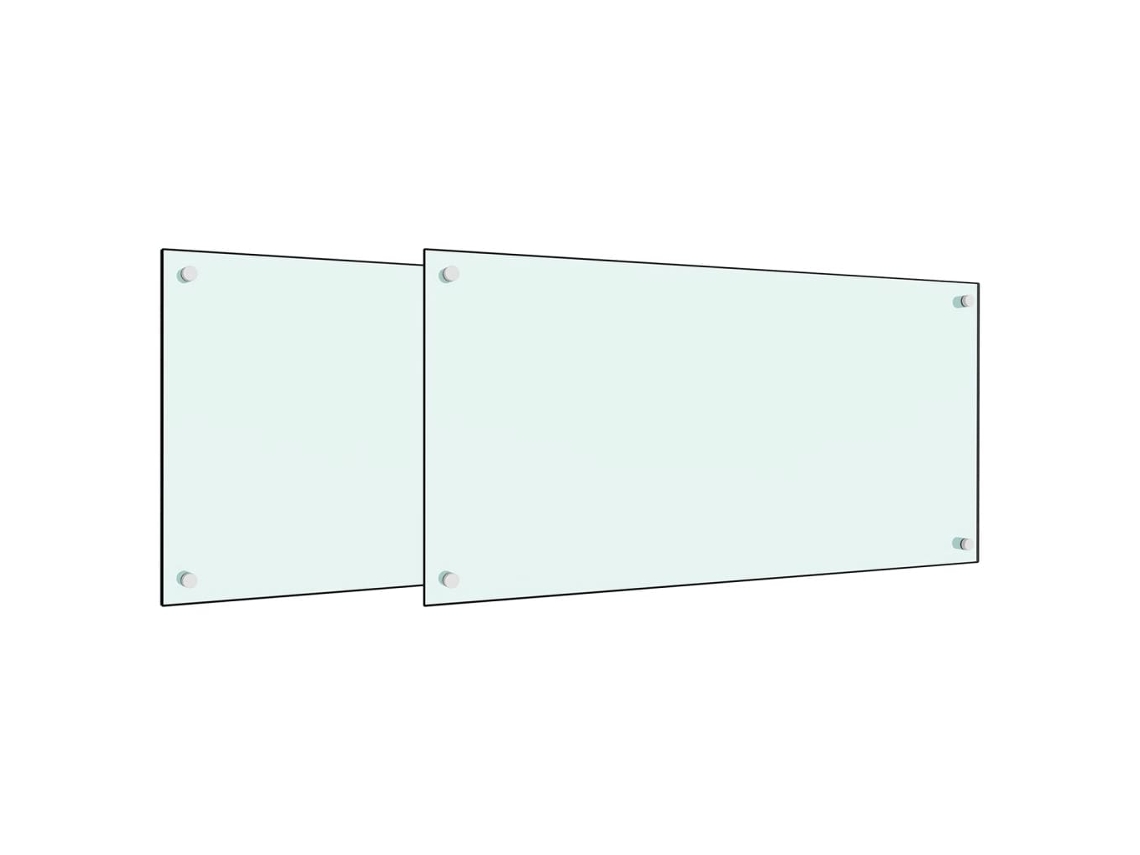 Kitchen Backsplash, Kitchen Backsplashes Vidaxl Branco Vidro (80 X 50 X 0.6 Cm)