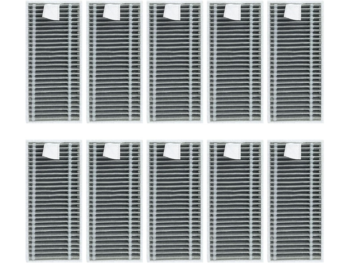 Pacote Com 4 Filtros De Reposição Para Aspirador Robô Ecovacs X9 Pro,