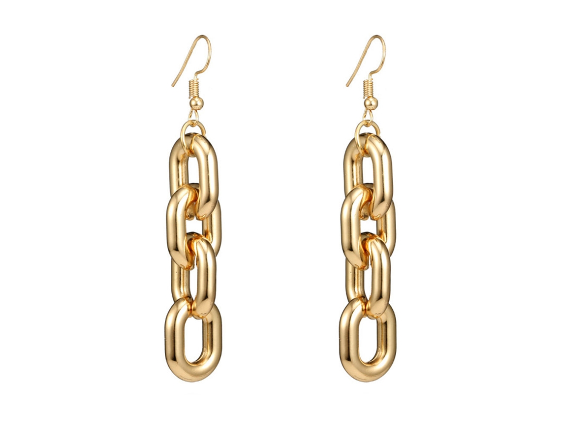 Brincos De Liga Estilo Ocidental Fashion Decoração Exagerada